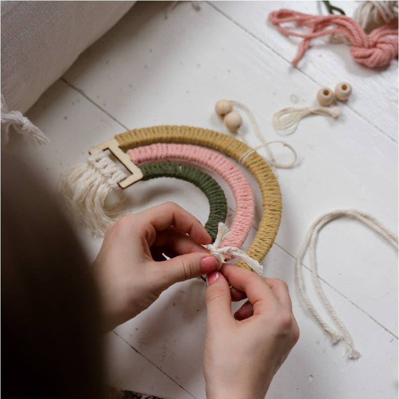 DIY Kit: Macramé Rainbow