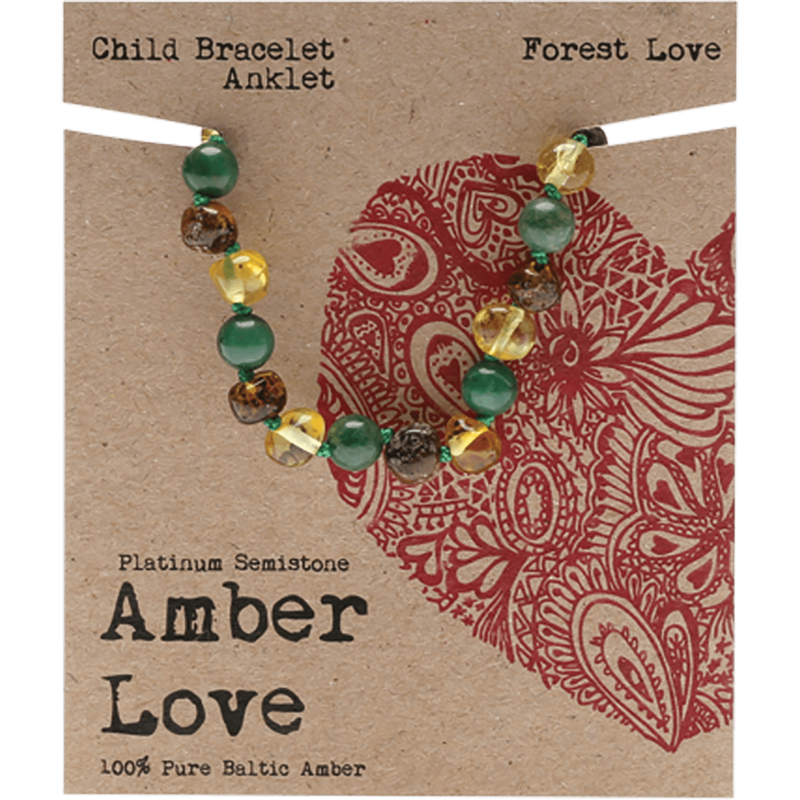 Children's Bracelet/Anklet - 100% Baltic Amber - 14cm