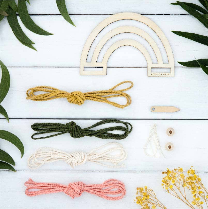 DIY Kit: Macramé Rainbow