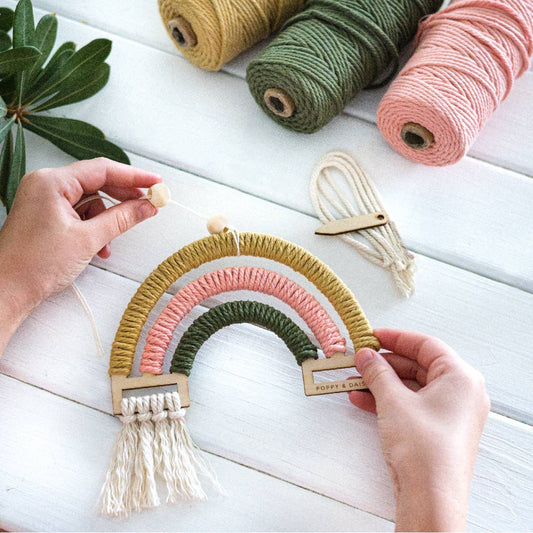 DIY Kit: Macramé Rainbow